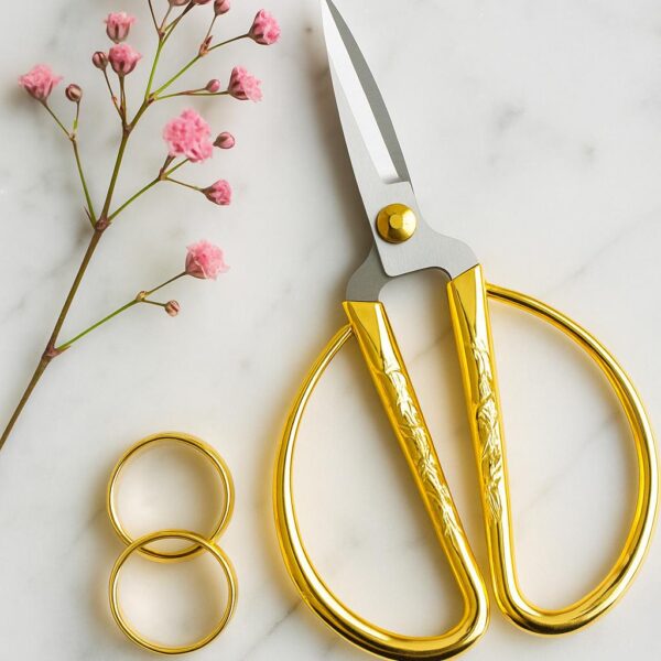 Altın Renkli Söz & Nişan Makası