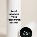 Kişiye Özel Tasarımlı Dijital Ekranlı Matara