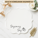 Söz Ve Nişan Için Damat Kahve Peçetesi | Sözümüz Söz - Görsel 5