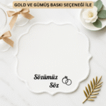 Söz Ve Nişan Için Damat Kahve Peçetesi | Sözümüz Söz - Görsel 8